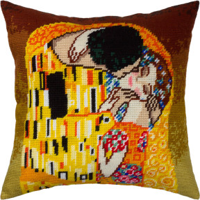 «Поцелуй», Г. Климт Набор для вышивания подушки Чарівниця V-276