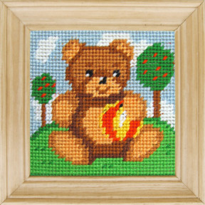 Медвежонок Канва с нанесенным рисунком Чарівниця C-06