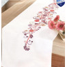 Розово-фиолетовая фантазия Набор для вышивания гладью (дорожка на стол) PN-0012996