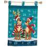 Лосы с шарфами Набор для вышивания крестом (календарь-панно) Vervaco PPN-0147503