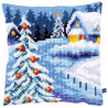 Зимние пейзажи Набор для вышивания крестом (подушка) Vervaco PN-0154633