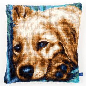 Милая собака Набор для вышивания крестом (подушка) Vervaco PN-0154482