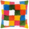 Яркие квадраты Набор для вышивания крестом (подушка) Vervaco PN-0175563