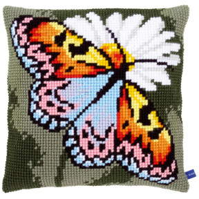 Бабочка Набор для вышивания крестом (подушка) Vervaco PN-0155050