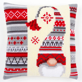 Рождественские гномы Набор для вышивания крестом (подушка) Vervaco PN-0156878