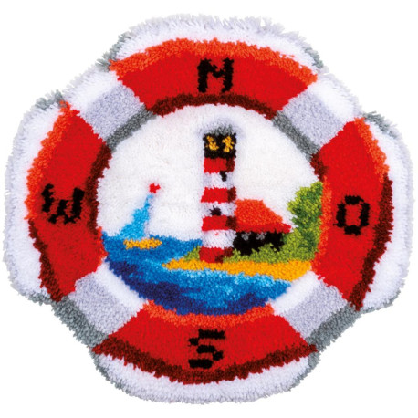 Спасательный круг Набор для вышивания коврика Vervaco PN-0179633