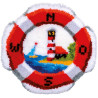 Спасательный круг Набор для вышивания коврика Vervaco PN-0179633
