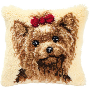 Собака Набір для вишивання подушки (килимкова техніка) Vervaco PN-0014144