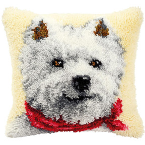 Собака Набір для вишивання подушки (килимкова техніка) Vervaco PN-0014148