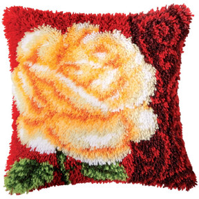 Белая роза Набор для вышивания подушки (ковровая техника) Vervaco PN-0014181