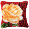Белая роза Набор для вышивания подушки (ковровая техника) Vervaco PN-0014181