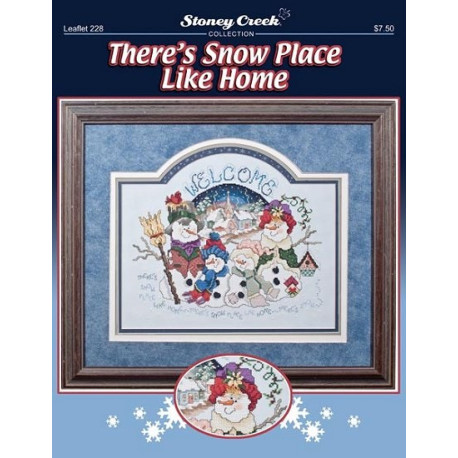 The Snow Place Like Home Схема для вишивання хрестом Stoney Creek LFT228