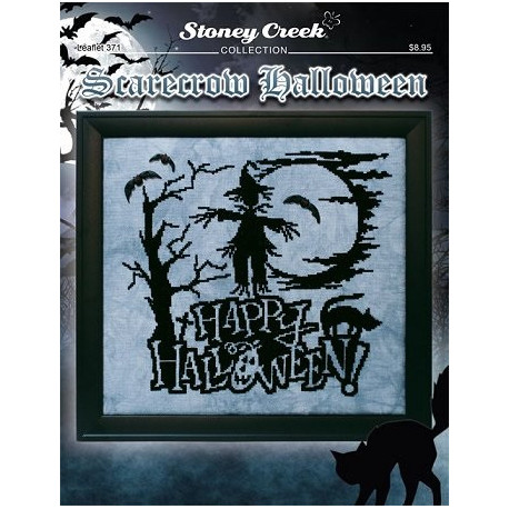 Scarecrow Halloween Схема для вышивания крестом Stoney Creek LFT371