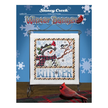 Winter Banner Схема для вишивання хрестом Stoney Creek LFT564