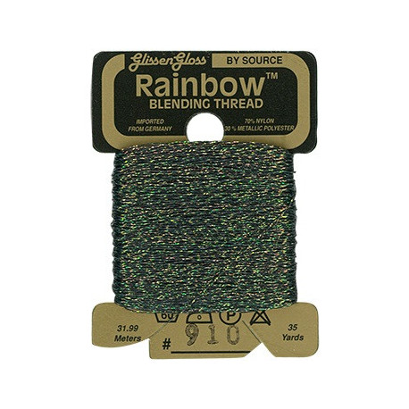Rainbow Blending Thread 910 Light Flame Шовкове муліне Glissen Gloss RBT910