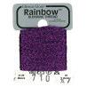 Rainbow Blending Thread 710 Double Violet Металеве муліне Glissen Gloss RBT710