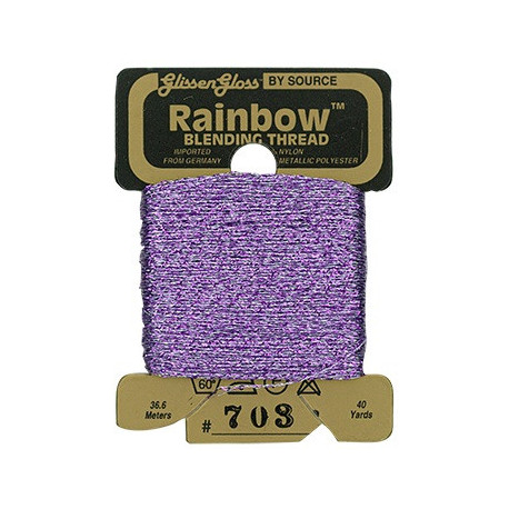 Rainbow Blending Thread 703 Lavender Металлизированное мулине Glissen Gloss RBT703