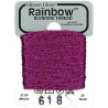 Rainbow Blending Thread 618 Purple Red Металізоване муліне Glissen Gloss RBT618