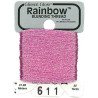 Rainbow Blending Thread 611 Iridescent Pink Металеве муліне Glissen Gloss RBT611