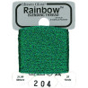 Rainbow Blending Thread 204 Sea Foam Green Металізоване муліне Glissen Gloss RBT204