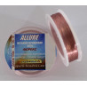 Металлизированная нить круглая Люрекс Аллюр 100-18 Розовый дымчатый 100м