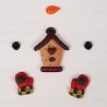 Woodland Critters & Snowman Stocking Комплект пуговиц Stoney Creek LFT476BP