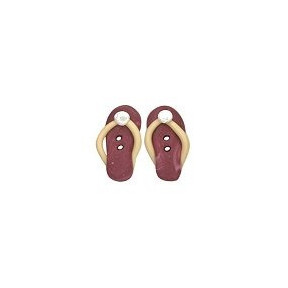 Bordeaux Swirl Flip Flops 2 шт. Пуговицы Stoney Creek SB126BD