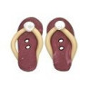 Bordeaux Swirl Flip Flops 2 шт. Ґудзики Stoney Creek SB126BD