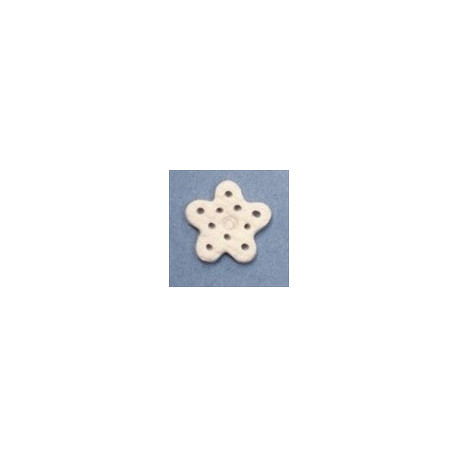 White Glitter Snowflake, Extra Small Пуговица Stoney Creek SB080XS
