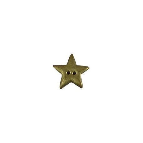 Metallic Gold Star, Small Medium Ґудзик Stoney Creek SB060MGSM