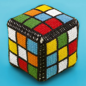 Кубик Рубика Набор для вышивания брелока-кубика Biscornu B-102