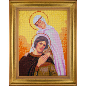 Петр и Феврония («Любовь и верность») Атлас с рисунком для вышивки бисером иконы Вертоградъ C-905