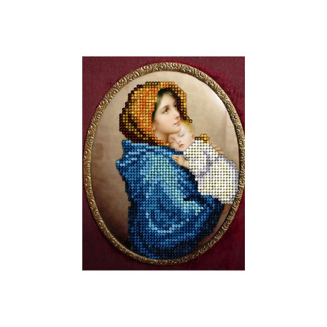 Набор для вышивания бисером КиТ 50815 Мадонна с ребенком фото