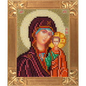 Богородица «Казанская» Набор для вышивания бисером иконы Вертоградъ B-735