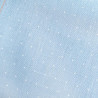Cashel Linen Mini Dots 28 (ширина 140см) голубая в белый горох Ткань для вышивания Zweigart 3281/5469