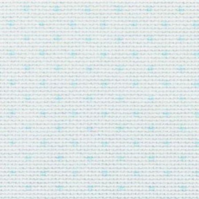 Aida Petit Point 14 (55х70см) білий у блакитний горошок Тканина для вишивання Zweigart 3706/5239