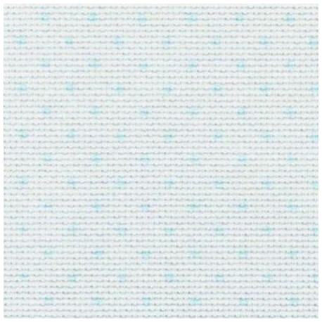 Aida Petit Point 14 (55х70см) білий у блакитний горошок Тканина