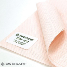 Stern-Aida 14 (55х70см) розовый Ткань для вышивания Zweigart 3706/4110