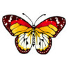 Тропічний метелик Тканина для вишивання з нанесеним малюнком Orchidea O-385