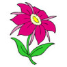 Аленький цветочек Ткань для вышивания с нанесённым рисунком Orchidea O-328