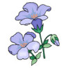 Цветы-колокольчики Ткань для вышивания с нанесённым рисунком Orchidea O-331