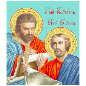 Евангелисты Марк и Лука Канва с нанесенным рисунком для вышивания бисером БС Солес І-ЄМЛ-СХ