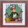 Весела кухня Канва з нанесеним малюнком для вишивання бісером Солес ВК-04-СХ