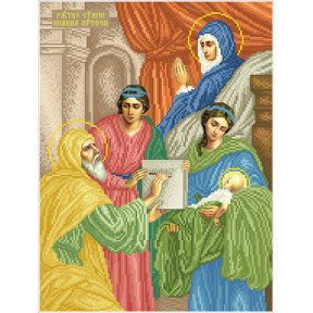 Різдво Іонна Хрестителя (велика)  Канва з нанесеним малюнком для вишивання бісером Солес РІХ-В-СХ