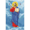 Иисус Спаситель (хоругва) Канва с нанесенным рисунком для вышивания бисером Солес МБП-ч-СХ
