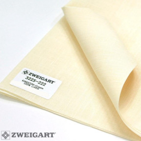 Kingston 56 (ширина 180см) сливочный Ткань для вышивания Zweigart 3225/222
