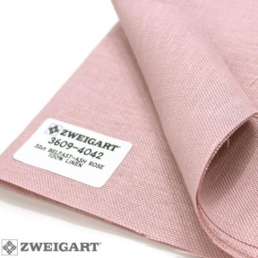 Belfast-Aida 32 (36х46см) пепельный розовый Ткань для вышивания Zweigart 3609/4042