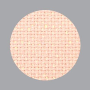 Star-Aida 14 (ширина 110см) розовый с радужным люрексом Ткань для вышивания Zweigart 3706/4149