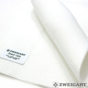 Aida 20 Cork (ширина 140см) белый Ткань для вышивания Zweigart 3340/100