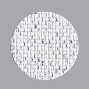 Star-Aida 14 (ширина 110см) белый с серебряным люрексом Ткань для вышивания Zweigart 3706/17